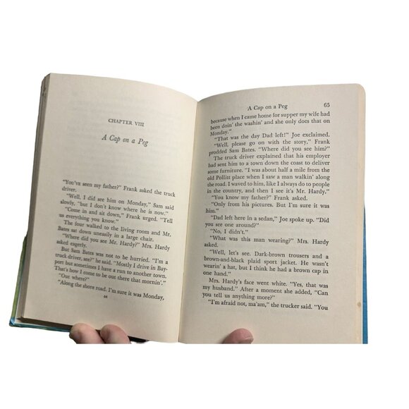 Hardy Boys Mystery Stories Lot #1 & #2 Tower Treasure, House on the Cliff HC - Picture 6 of 8